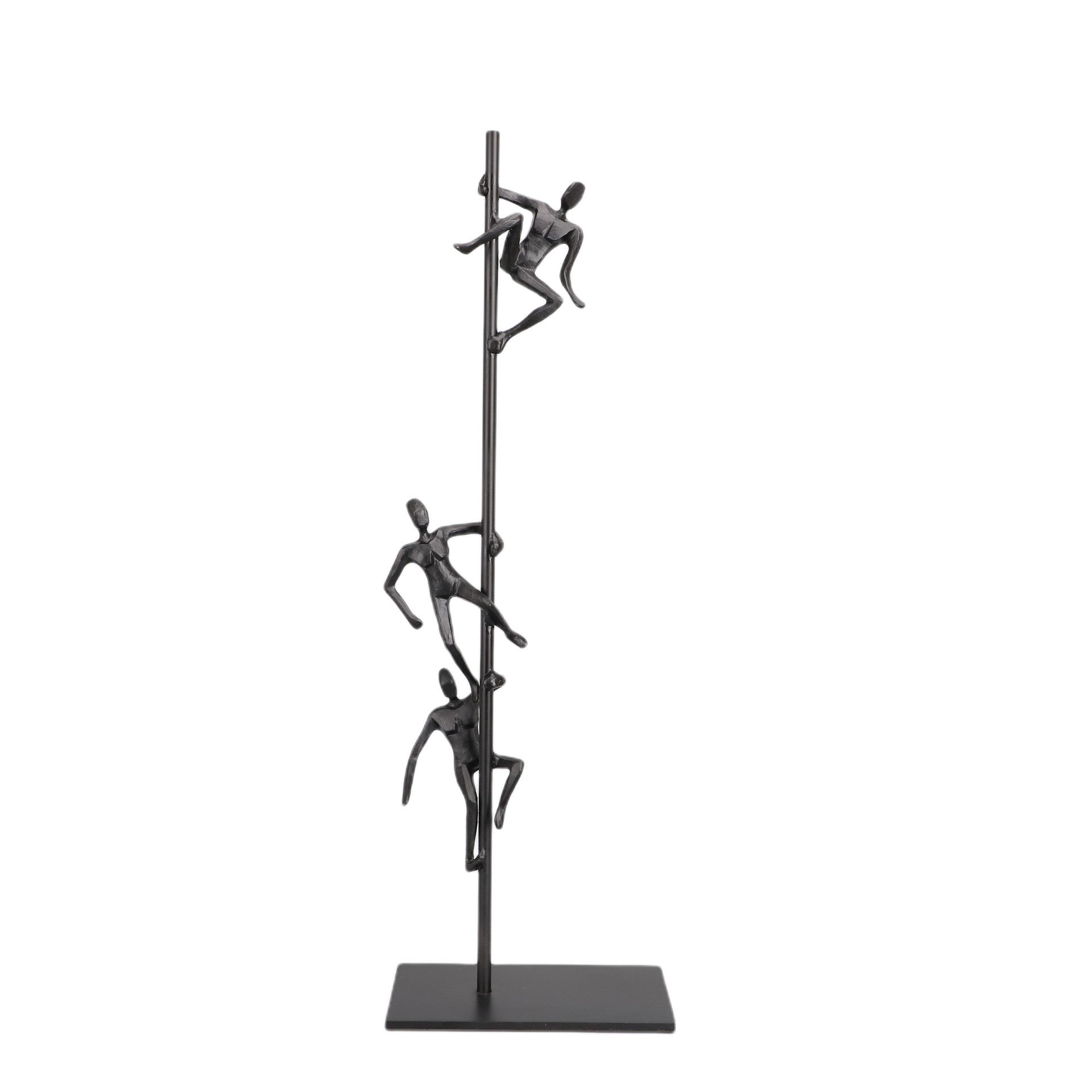 Modern simple iron climbing rod figure ornaments office model house exhibition hall entrance home creative soft decorations
